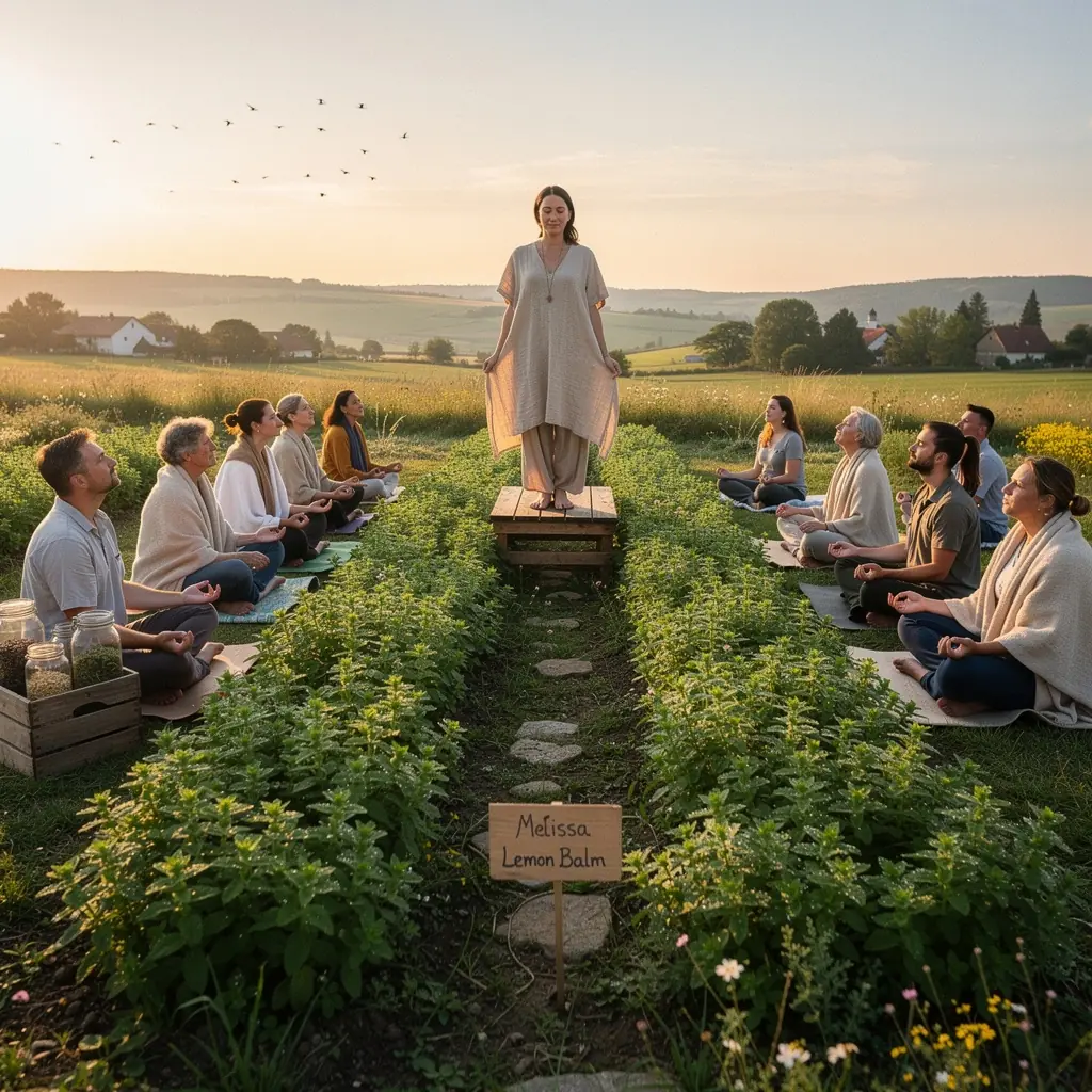 Illatos citromfű, amely a frissességet és a természetességet sugallja.